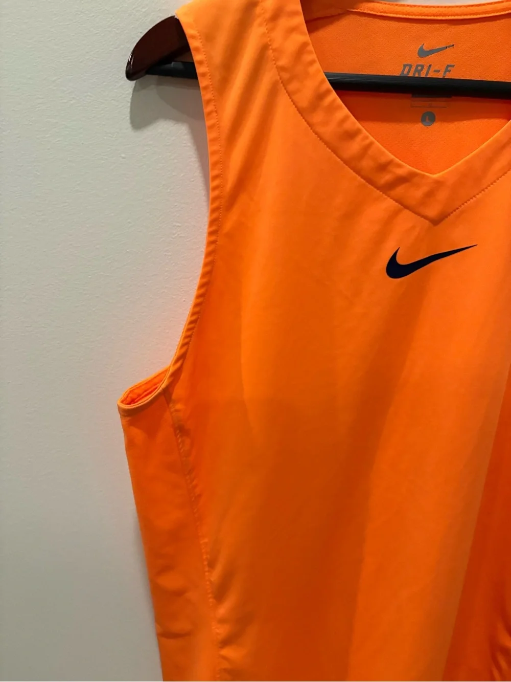 Men’s Nike Dri-FIT Orange Athletic Tank Top